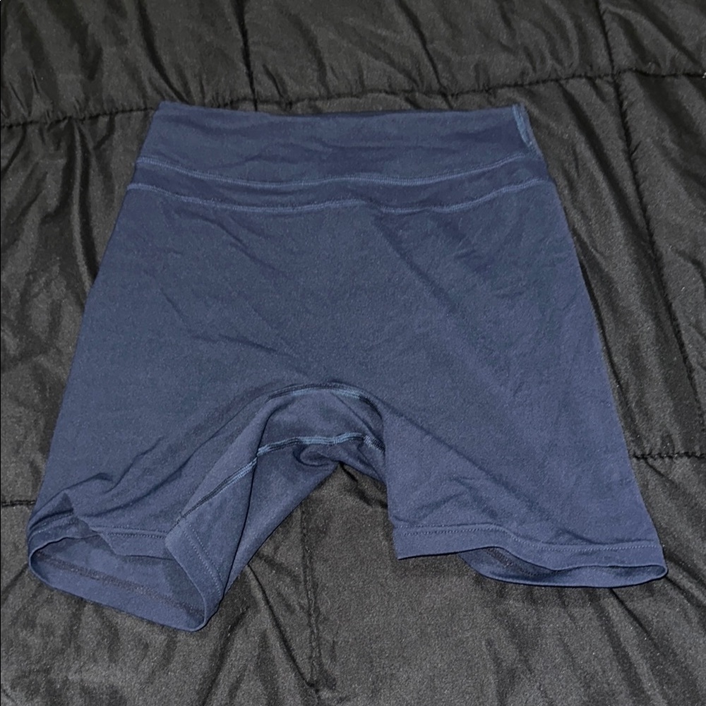 Women's Navy Blue Athletic Shorts
